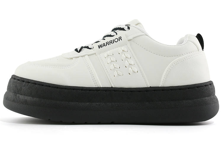 WARRIOR Skateboard Shoes Women's Beige White Black