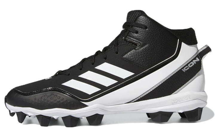 Adidas Adidas Icon 7 Mid Md Cleats 'Black White'