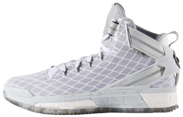Adidas Adidas D Rose 6 BOOST Abrasion Resistant Abrasion Resistant High top Basketball Shoes Men's Gray