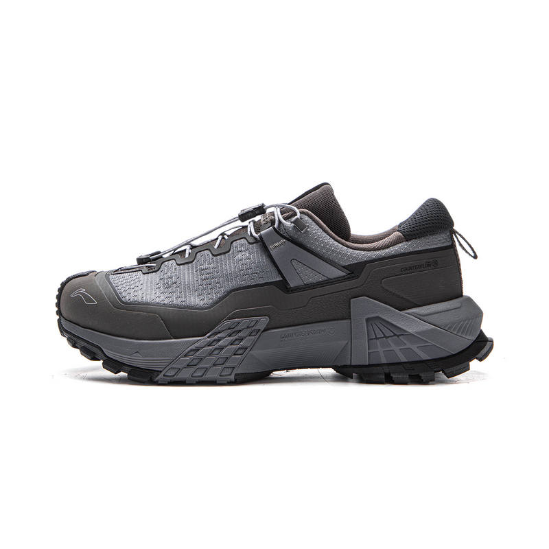 Li-Ning Li Ning Outdoor CF Tracing, Xingchuan Pro Cushioning Slip Resistant Abrasion Resistant Thermal Low top Hiking Shoes