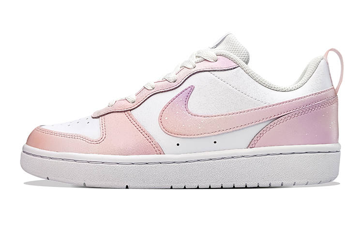 Nike Nike Court Borough Low 2 Low top Skateboard Shoes GS White Pink