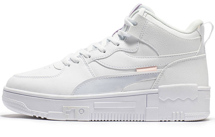 361° Fleece Lined Padded And Cold Resistant High top Skateboard Shoes Women's White Pink