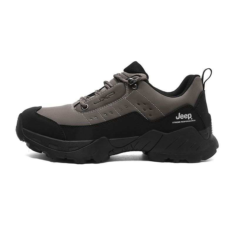 Jeep Textile, Split Cow Leather Low top Mountaineering Shoes Men's