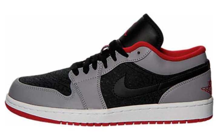 Jordan Jordan 1 Low Black Gym Red Cement