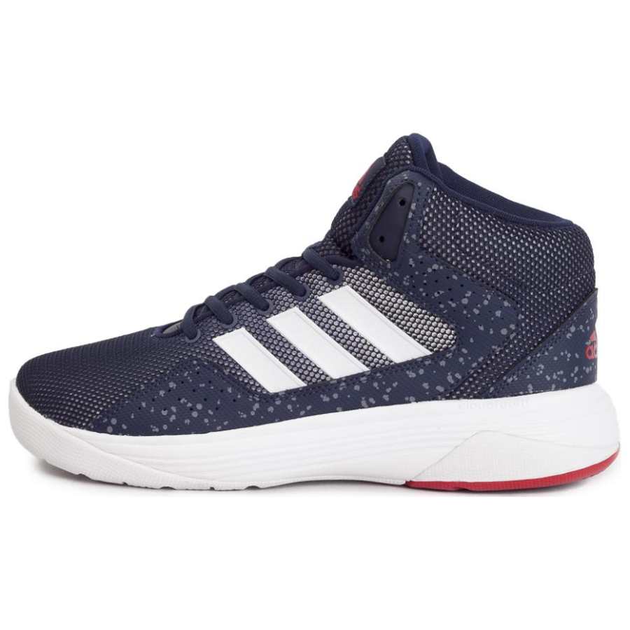Adidas Adidas Cushioning Abrasion Resistant Slip Resistant High top Basketball Shoes Men's Blue