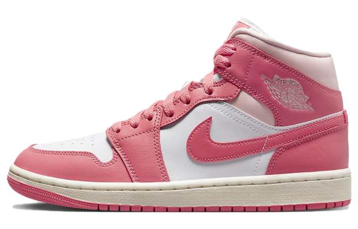 Jordan Jordan 1 Mid Strawberries And Cream Women's