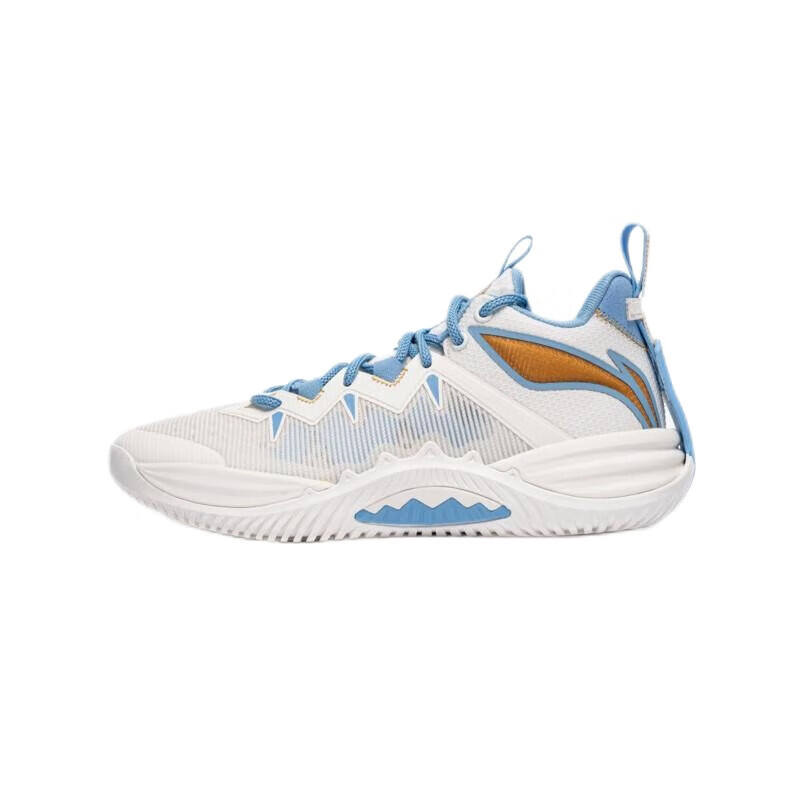 Li-Ning Li Ning Cushioning Slip Resistant Rebound Low top Basketball Shoes Men's Ivory