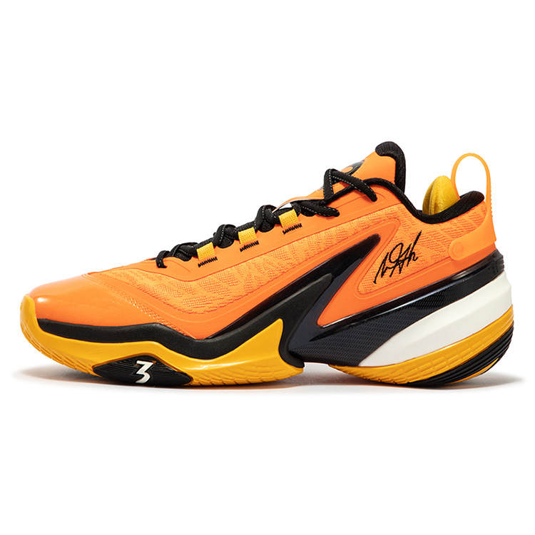361° AG 5 Cushioning Slip Resistant Abrasion Resistant Impact Resistant Low top Basketball Shoes Men's Yellow Black