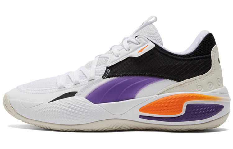 PUMA Court Rider 1.0 Low top Performance Basketball Shoes Unisex Black Purple