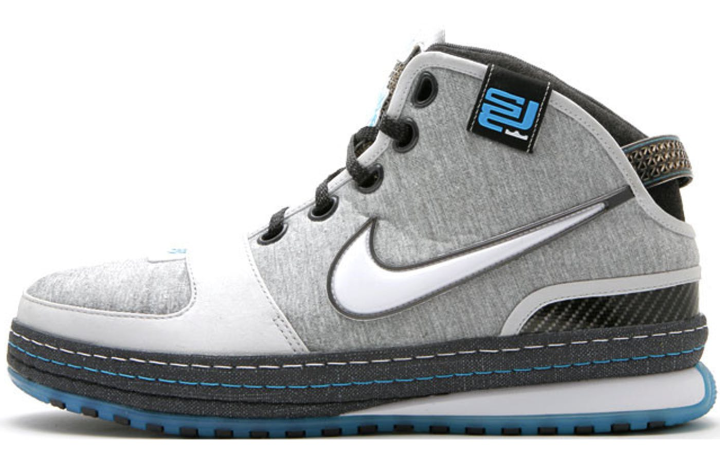 Nike Nike Lebron 6 Athlete Comfortable Mid top Basketball Shoes Men's Gray