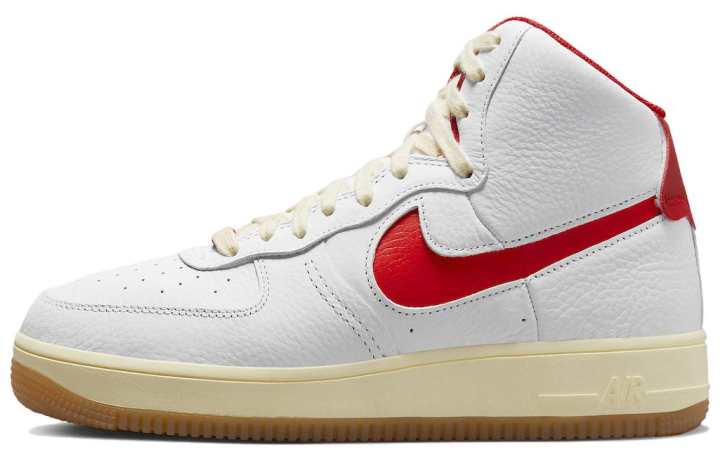 Nike Nike Air Force 1 High Sculpt White Gym Red Alabaster Women's
