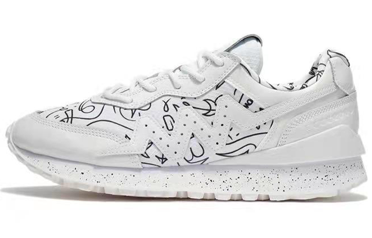 Li-Ning DFT x Li Ning 001 Cushioning Slip Resistant Abrasion Resistant Low top Basketball Shoes Men's White