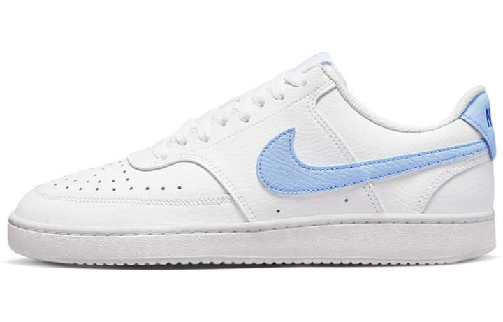 Nike Nike Court Vision 1 Low Comfortable Low top Skateboard Shoes Women's White Blue