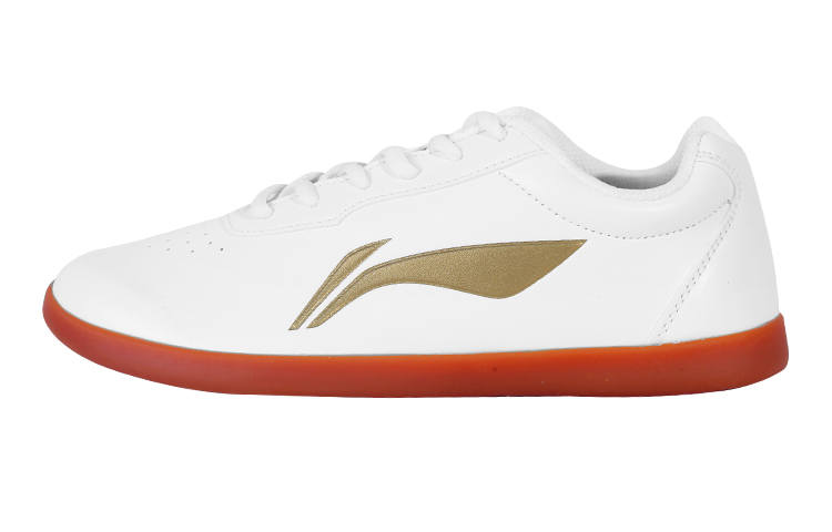Li-Ning Li Ning Tai Chi Slip Resistant, Abrasion Resistant, Breathable Low top Training Shoes Unisex Red White
