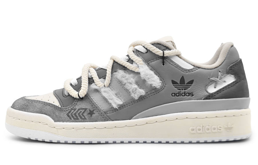 Adidas Originals FORUM Low top Skateboard Shoes Unisex Gray