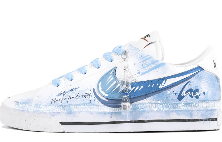 Nike Nike Court Legacy Box Action, Rain After The Storm, Oxygen Plan, Hand Drawn, Distressed