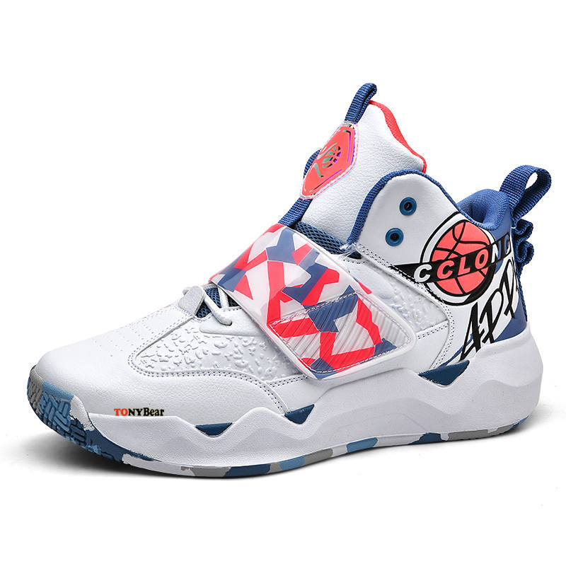TONYBEAR Comfortable And Breathable Slip Resistant Slip Resistant High top Basketball Shoes Men's