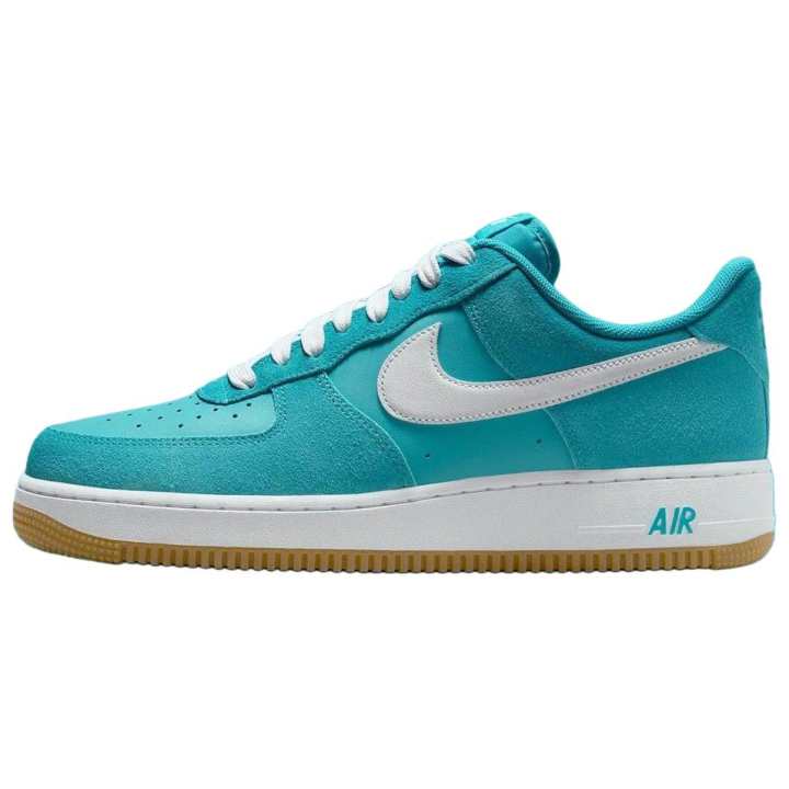 Nike Nike Air Force 1 Slip Resistant Abrasion Resistant Low top Skateboard Shoes Unisex Blue White