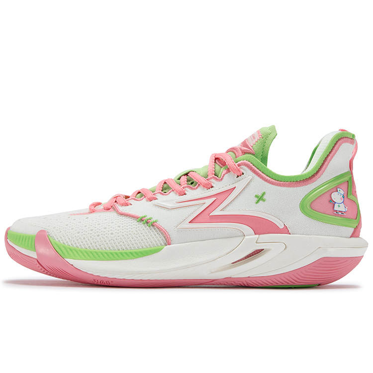 361° BIG3 6.0 Pro Low top Basketball Shoes Men's Neon Light Coral