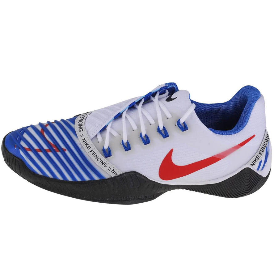 Nike Nike Slip Resistant Abrasion Resistant Low top Training Shoes Men's White Blue