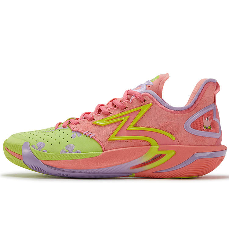 361° BIG3 6.0 Pro Low top Basketball Shoes Men's Starfish Pink