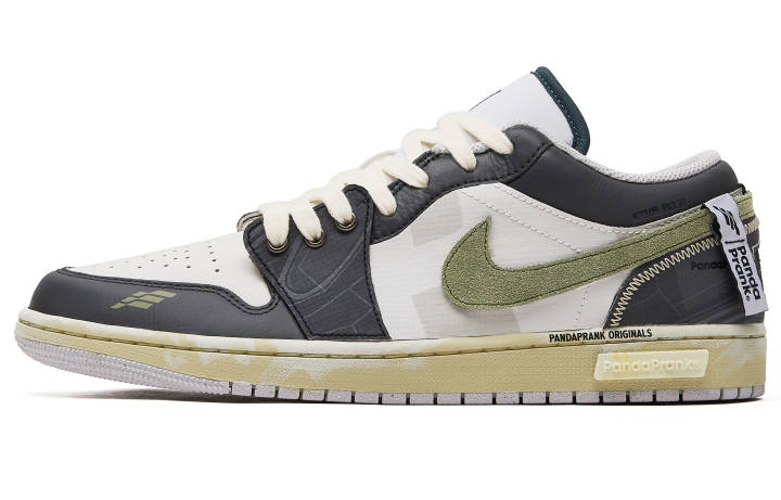 Jordan Jordan Air Jordan 1 LOW Panda Prank, Street Runner, Yowing Casual Abrasion Resistant Abrasion Resistant Low top