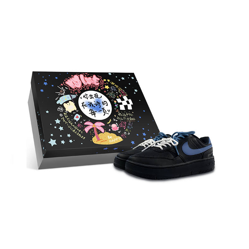 Nike Nike Gamma Force Cushioning Low top Skateboard Shoes Women's Black Blue