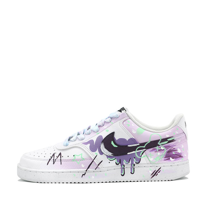 Nike Nike Court Vision 1 Multicolor Abundance, Elegant Creation Slip Resistant Abrasion Resistant Low top Skateboard Shoes