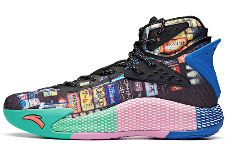 Anta KT5 High top Basketball Shoes Men's Black