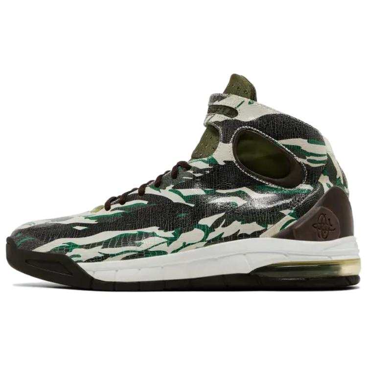 Nike Nike Air Zoom Huarache 2K4 Basketball Shoes Men's Green Camouflage