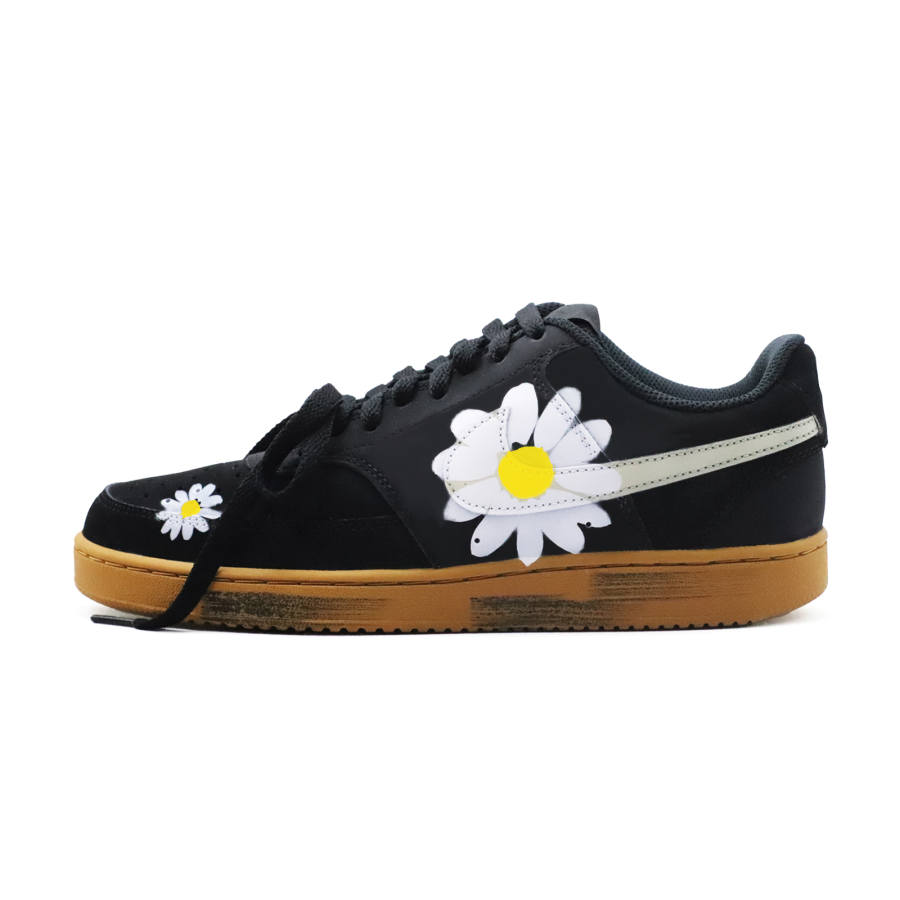 Nike Nike Court Vision Chrysanthemum Is You Cushioning Abrasion Resistant Slip Resistant Low top Skateboard Shoes Men's