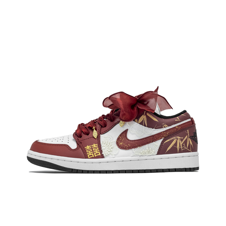 Jordan Jordan Air Jordan 1 Maple Forest Evening Slip Resistant Abrasion Resistant Slip Resistant Abrasion Resistant Low top