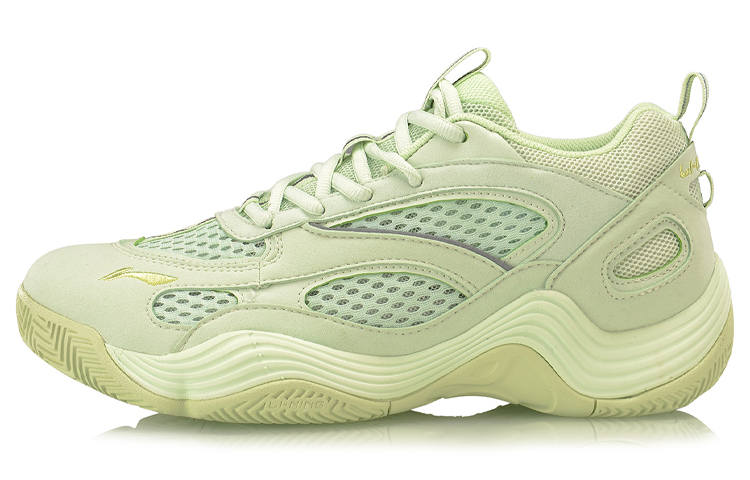 Li-Ning Li Ning XinSheng Synthetic Leather, Textile Breathable And Lightweight Low top Vintage Basketball Shoes Unisex