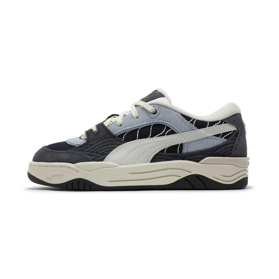 PUMA Lightweight And Breathable Low top Skateboard Shoes Unisex Blue White Gray