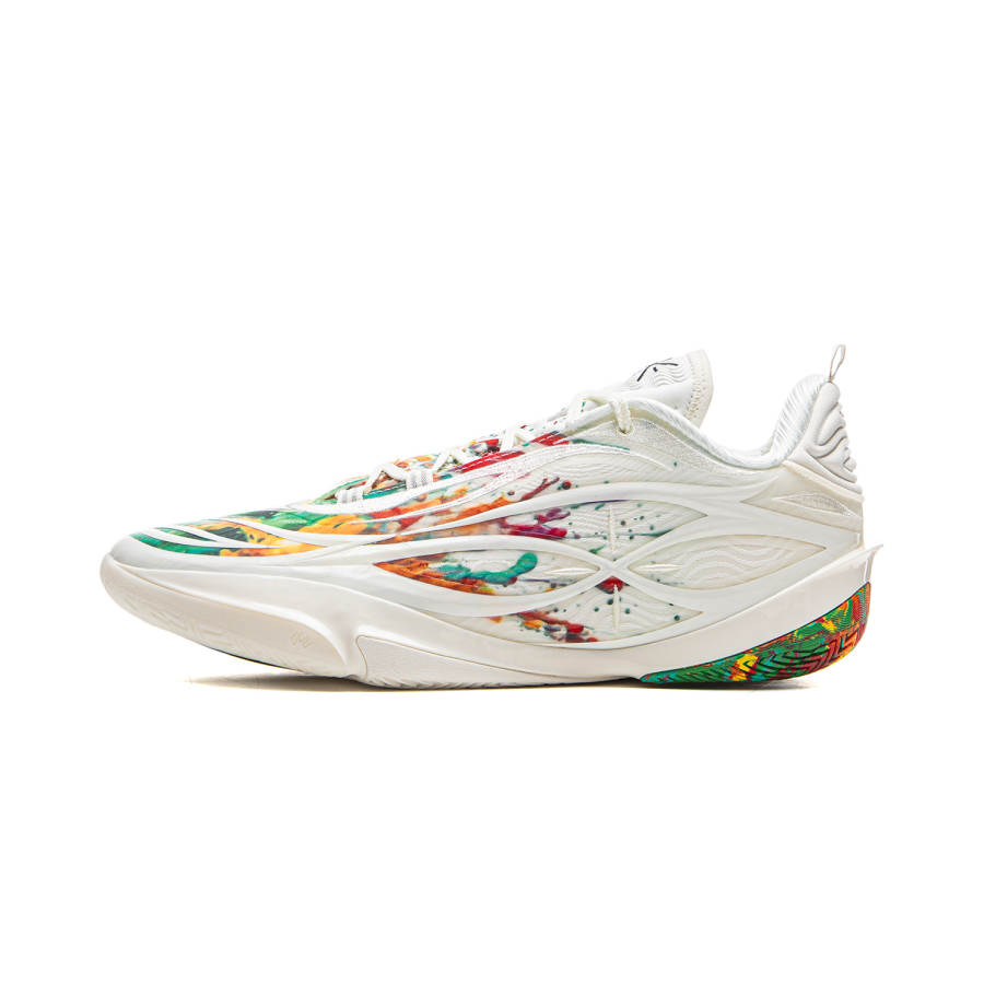 Li-Ning Li Ning Wade 808 5Ultra V2 Low top Basketball Shoes Men's Champagne White
