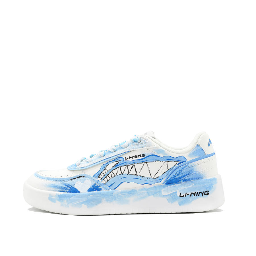 Li-Ning Li Ning Sourdough Slip Resistant, Abrasion Resistant, Breathable Low top Skateboard Shoes Women's Sky Blue