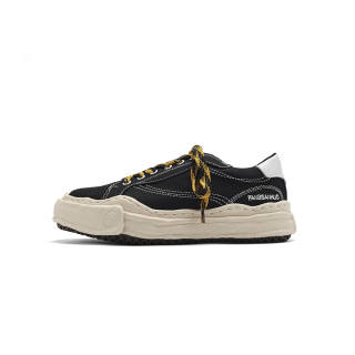 FANGSANHUO Abrasion Resistant Coverage Quick Dry Low top Canvas Shoes Unisex Black