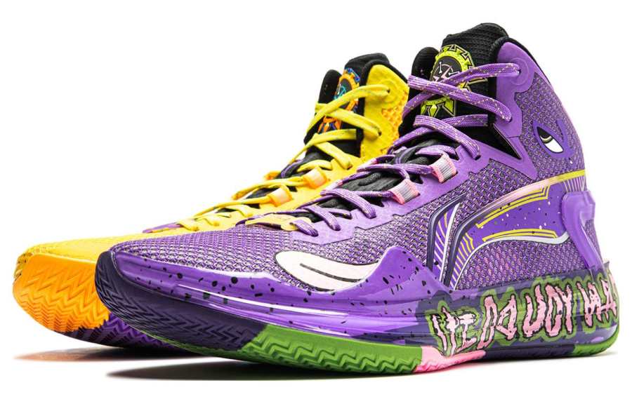 Li-Ning Li Ning Liren 4 Cushioning Slip Resistant Abrasion Resistant Lightweight Rebound Mid top Basketball Shoes Men's