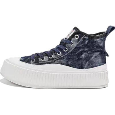 NAUTICA Breathable Height Increasing Abrasion Resistant High top Canvas Shoes Men's Black Blue