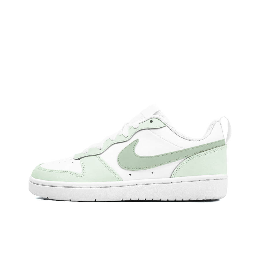 Nike Nike Court Borough Low 2 Spring Dew, Amber Leather Slip Resistant Abrasion Resistant Low top Skateboard Shoes GS