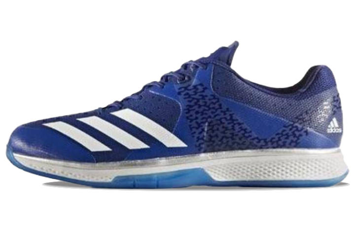 Adidas Adidas Counterblast Slip Resistant Abrasion Resistant Low top Training Shoes Men's Azure Blue