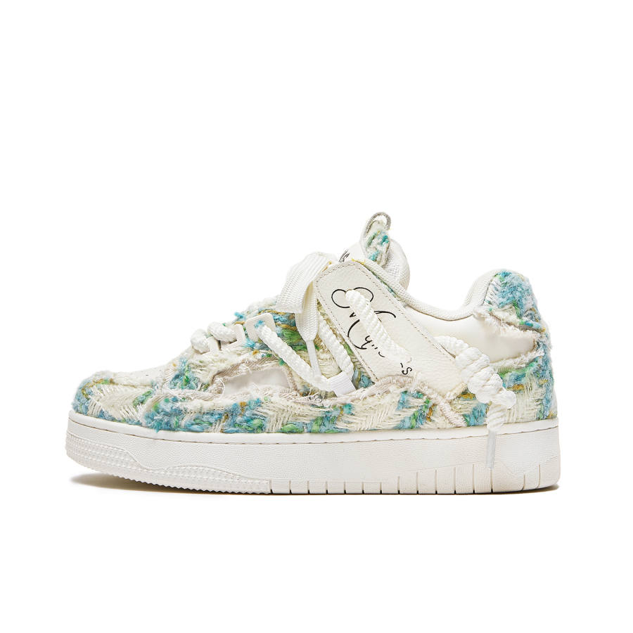 MQMS Distressed Aesthetic Collection Designer Inspired Chanel Style Puffy Shoes Trendsetters