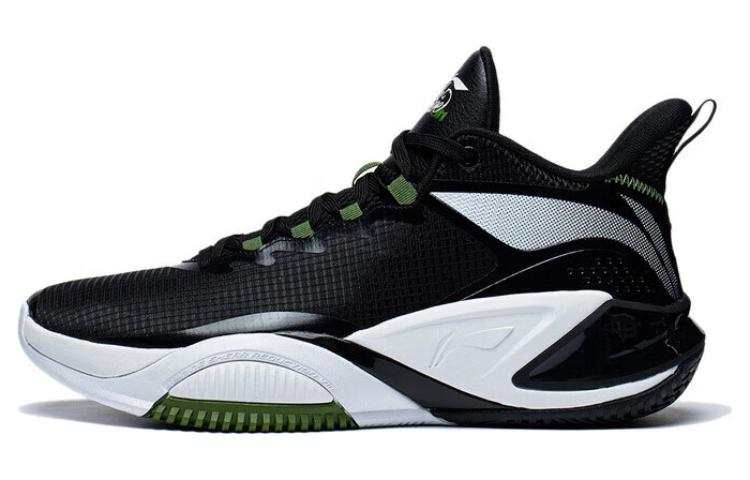 Li-Ning Li Ning Storm 2023 Comfortable Cushioning, Wear Resistant Low top Basketball Shoes Men's Black