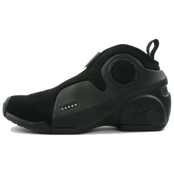 Nike Nike Air Flightposite Abrasion Resistant Mid top Basketball Shoes Unisex Black
