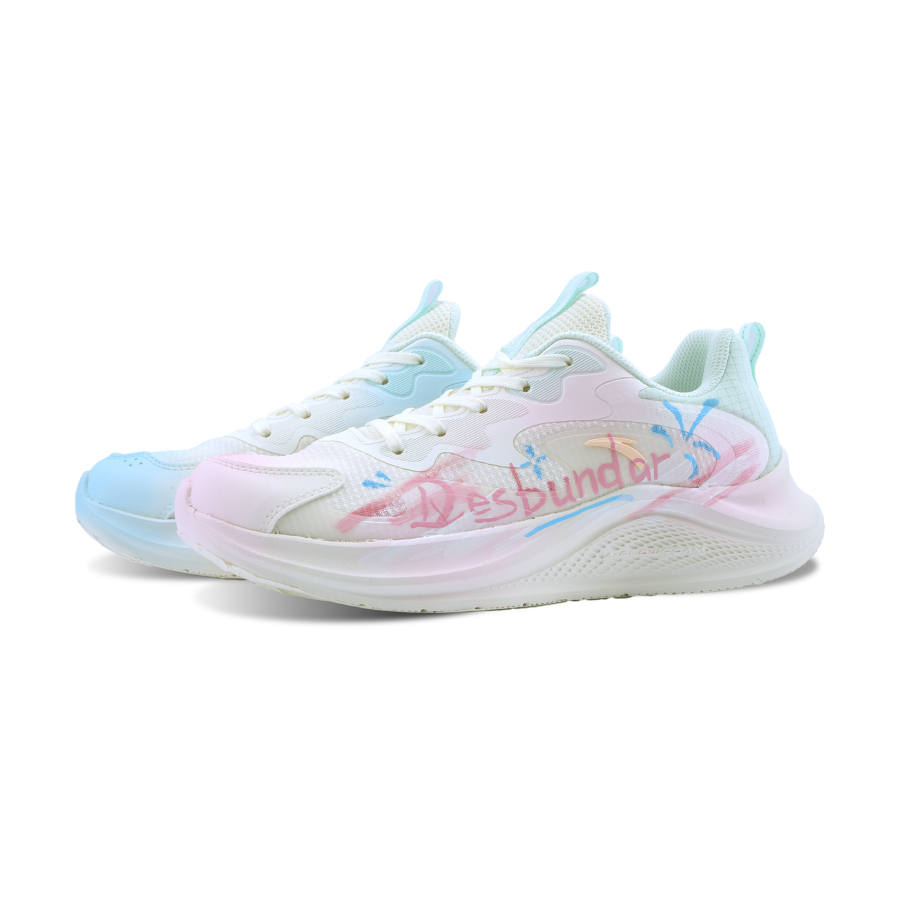 Anta Wander 2 Textile, Synthetic Leather Cushioning Breathable Lightweight Low top Running Shoes Women's