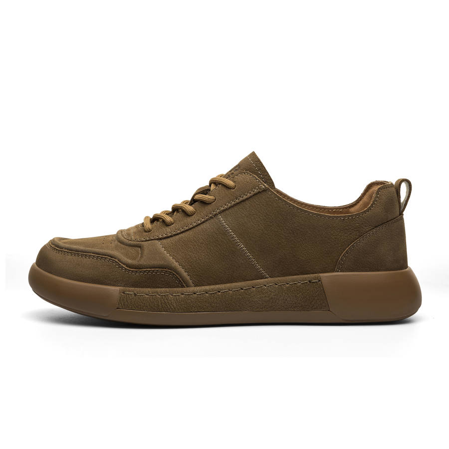 JEEP SPIRIT Low top Skateboard Shoes Men's Coconut Brown