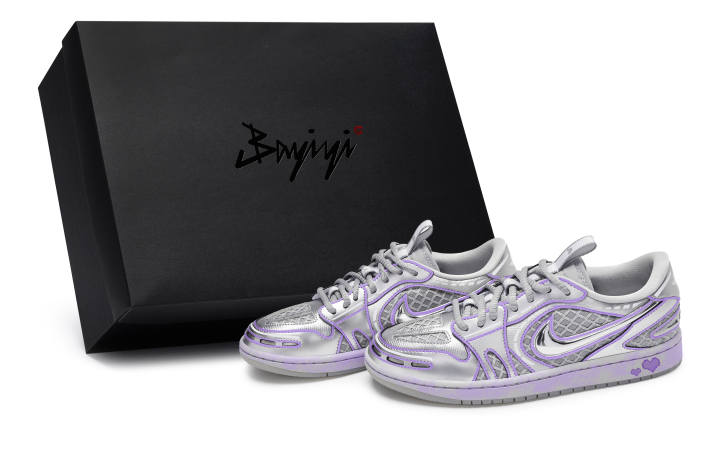 Jordan Jordan Air Jordan 1 811 Manufacturing, Silver Mesh Dreamy, Special Shoe Box Abrasion Resistant Abrasion Resistant