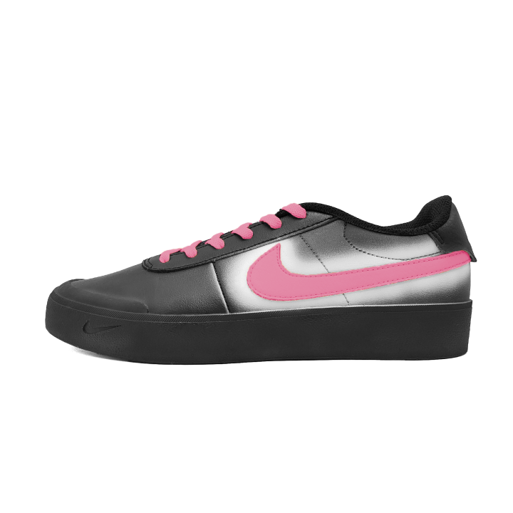 Nike Nike Court Shot Leather Abrasion Resistant Abrasion Resistant Low top Skateboard Shoes Unisex Pink