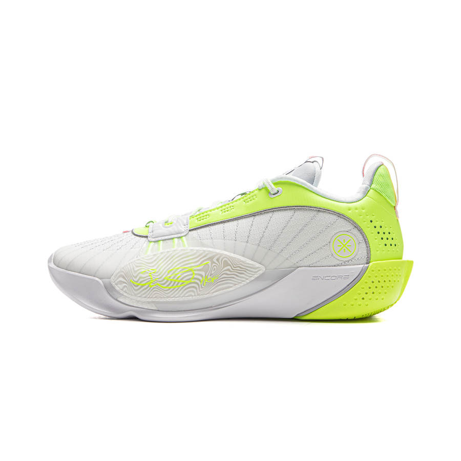 Li-Ning Li Ning Wade All City 13ENCORE Low top Basketball Shoes Men's White Yellow