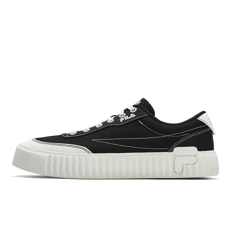 FILA ORIGINALE Lightweight Quick Dry Coverage Low top Canvas Shoes Men's Black